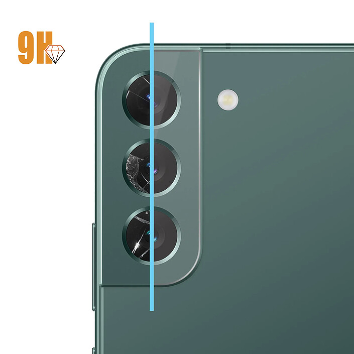 Acheter Avizar Film Caméra Samsung Galaxy S22 et S22 Plus Verre Trempé 9H Transparent