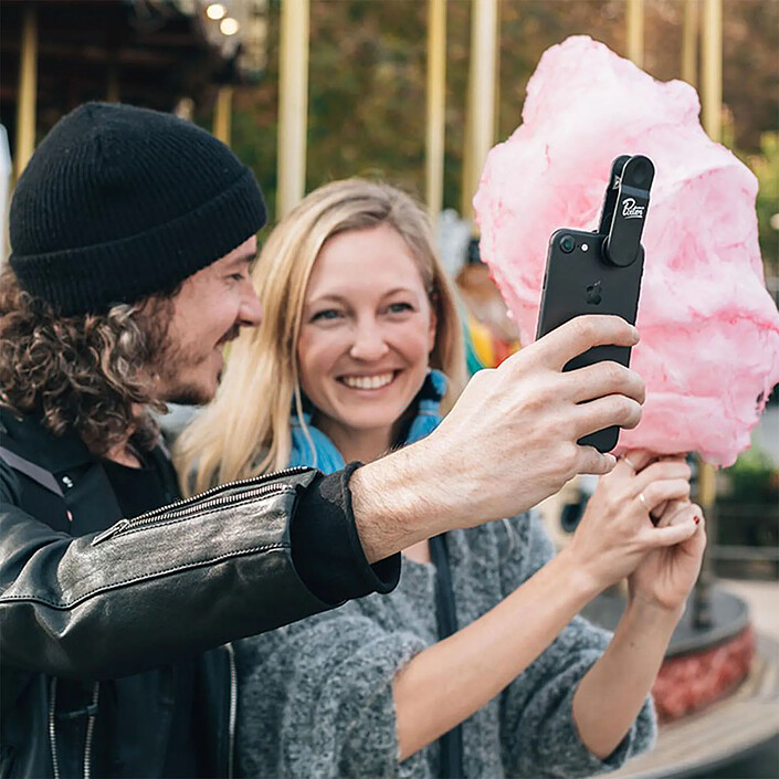 Acheter Pixter Objectif Fisheye Smartphones/Tablettes Angle 180° Clip de fixation Pixter Noir