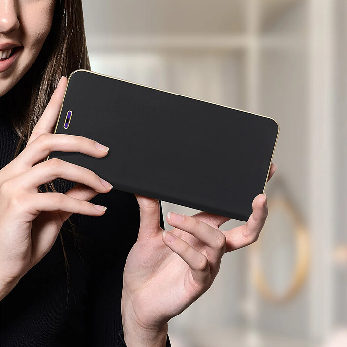 Forcell Étui Samsung Galaxy A53 5G Porte-carte Support Vidéo Forcell Luna Book Gold Noir pas cher