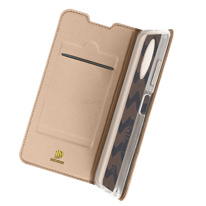 Dux Ducis Housse Redmi Note 9T Étui Porte-carte Fonction Support Dux Ducis rose