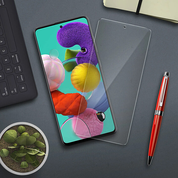 Nillkin Film écran Galaxy A51 Anti-reflets Mat Flexible Anti-rayures Nillkin Transparent pas cher