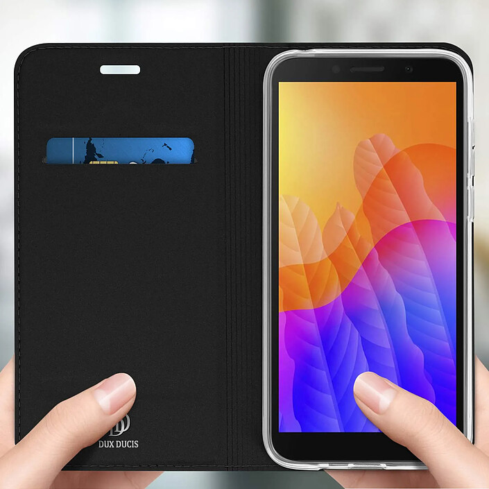 Acheter Dux Ducis Housse Huawei Y5p Étui Porte-carte Fonction Support Vidéo Dux Ducis Noir