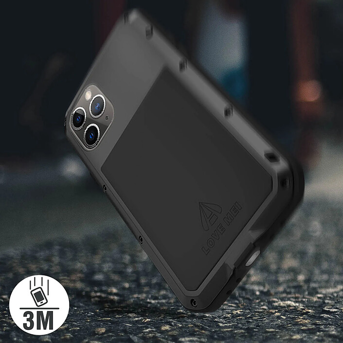Avis Love Mei Coque iPhone 11 Pro Max Anti-pluie Antichoc 3m Intégrale Powerful Love Mei Noir Love Mei Noir