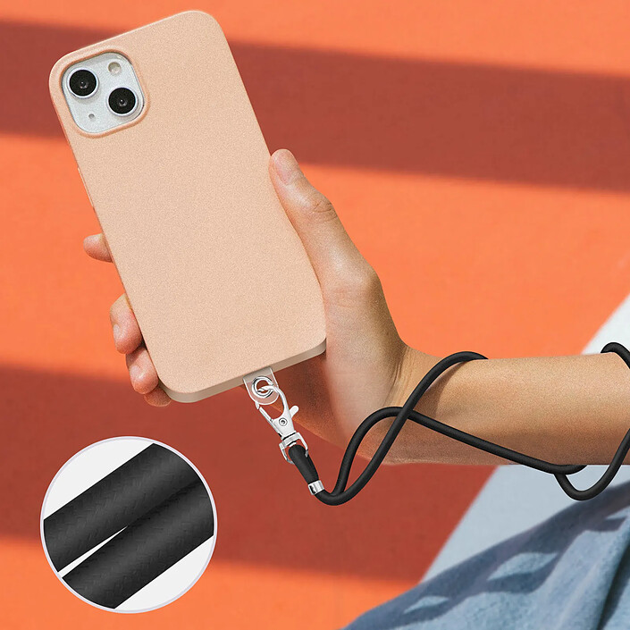 Avizar Cordon pour Smartphone Universel Coque pour et Étui Nylon Tressé Réglable 90cm pas cher