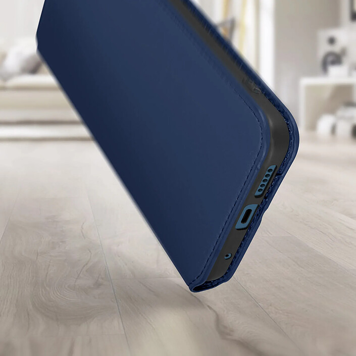 Avizar Housse Portefeuille pour Xiaomi Redmi Note 11 Pro 5G Support Vidéo bleu nuit pas cher
