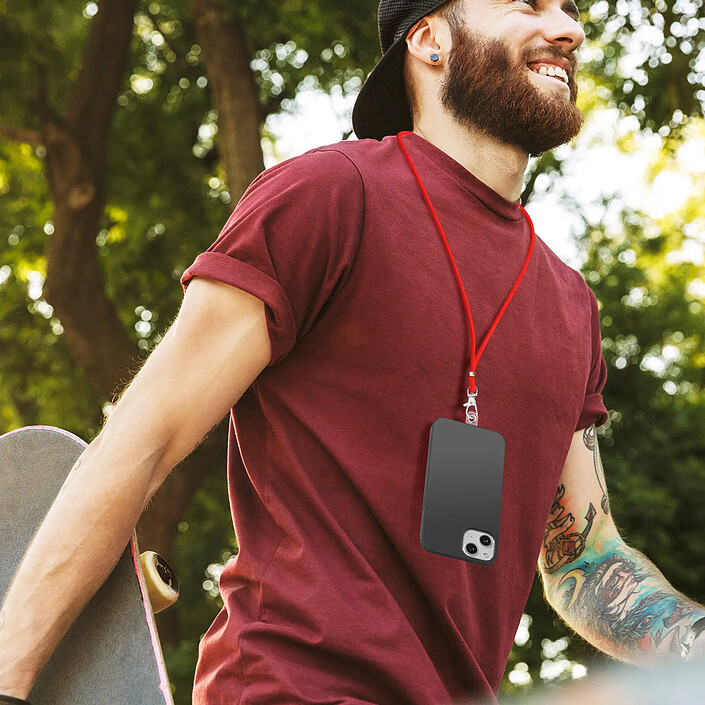 Acheter Avizar Cordon pour Smartphone Universel Coque et Étui Nylon Tressé Réglable 90cm