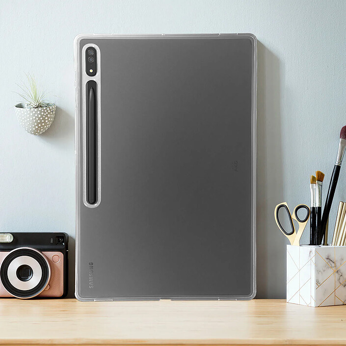 Avis Avizar Coque Samsung Galaxy Tab S8 Ultra Flexible Fine et Légère Blanc