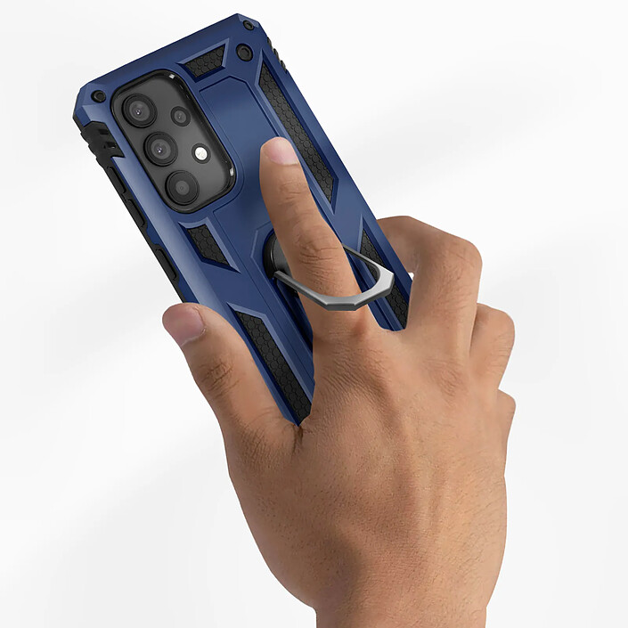 Avis Avizar Coque Samsung Galaxy A33 5G Antichoc Hybride Bague Support Vidéo bleu nuit