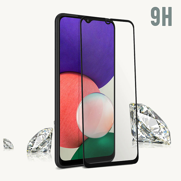 Acheter Avizar Film Galaxy A22 5G Flexible Incassable Dureté 9H Anti-rayures Anti-traces Noir