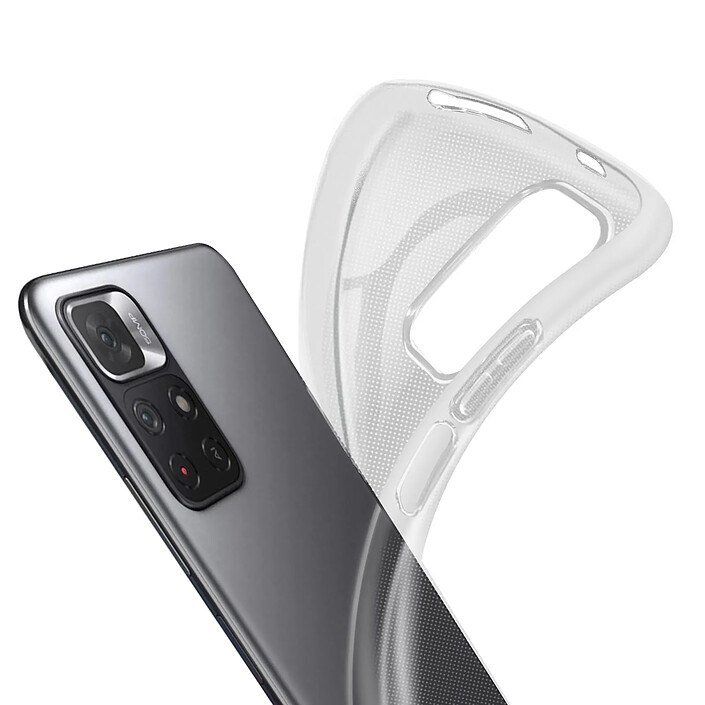 Avizar Coque Redmi Note 11/Note 11s et Poco M4 Pro Flexible Transparent pas cher