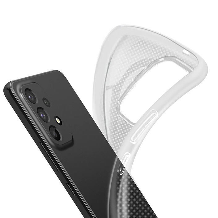 Avizar Coque Samsung Galaxy A53 5G Flexible Fine et Légère Transparent pas cher