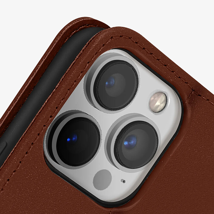 Acheter Avizar Étui Portefeuille pour iPhone 13 Pro en Cuir Premium avec Fonction Stand