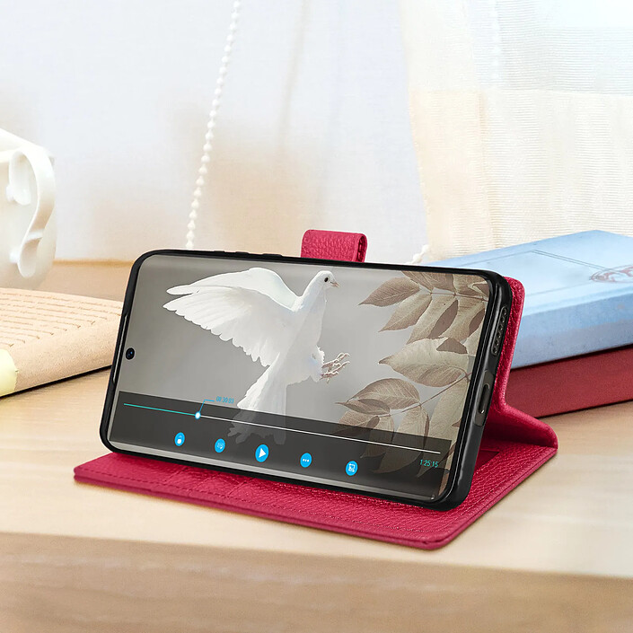 Avis Avizar Housse Huawei P50 Pro Clapet Portefeuille Support Vidéo Rose