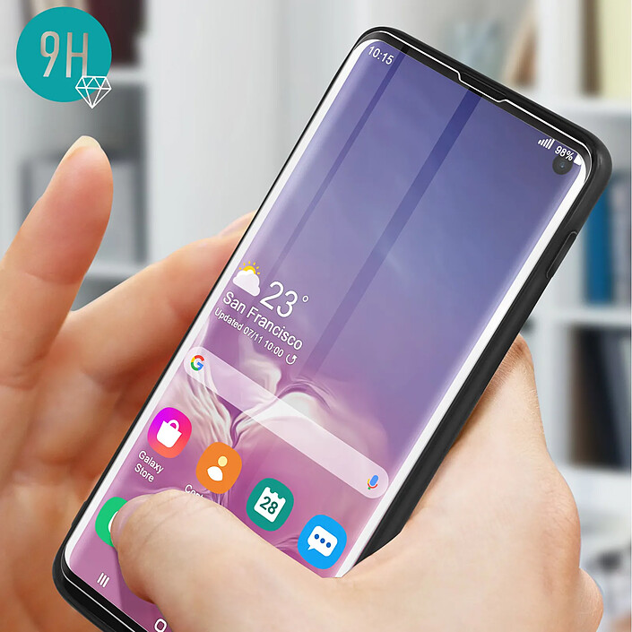 Avizar Coque pour Samsung Galaxy S10 Souple et Verre Trempé 9H pas cher