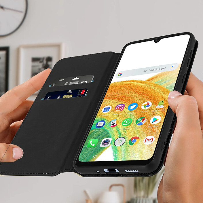 Avis Avizar Housse Samsung Galaxy A33 5G Clapet Portefeuille Support Vidéo noir