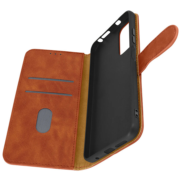 Avizar Étui pour Xiaomi Redmi Note 11 et Note 11s Portefeuille Support Vidéo Camel