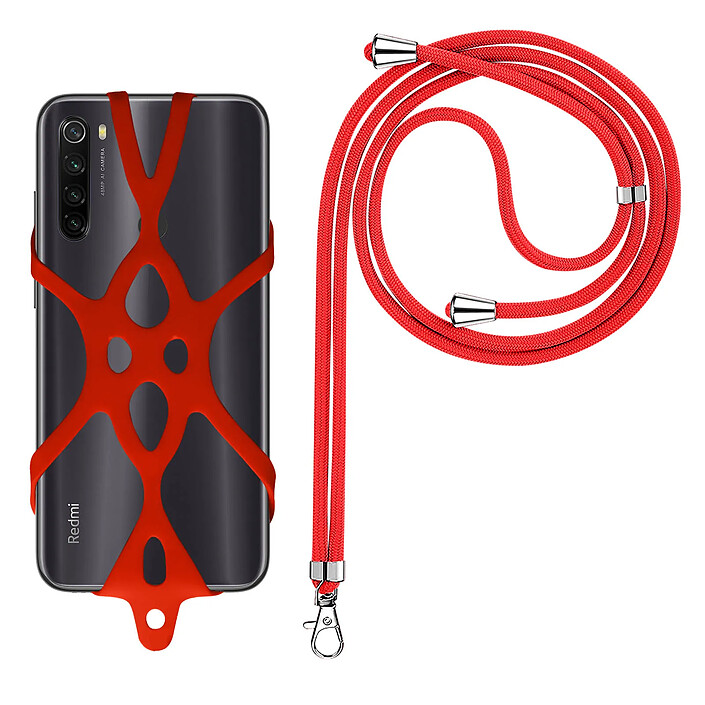 Avizar Cordon pour Smartphone avec Silicone Universel Extensible Réglable 90cm