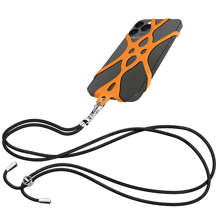 Avizar Cordon Smartphone avec Silicone Universel Extensible Réglable 90cm