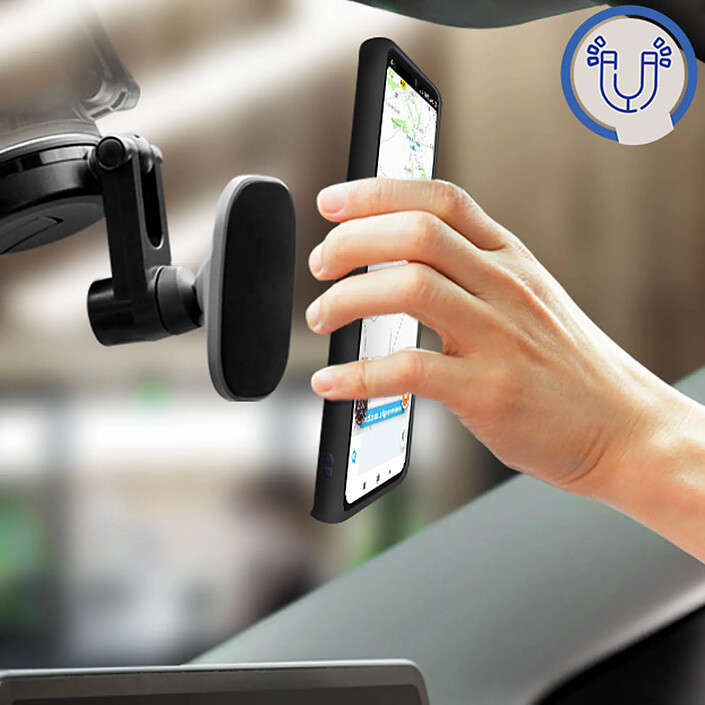 Avis Avizar Coque Samsung Galaxy A03 Bi-matière Bague Métallique Support Vidéo Noir