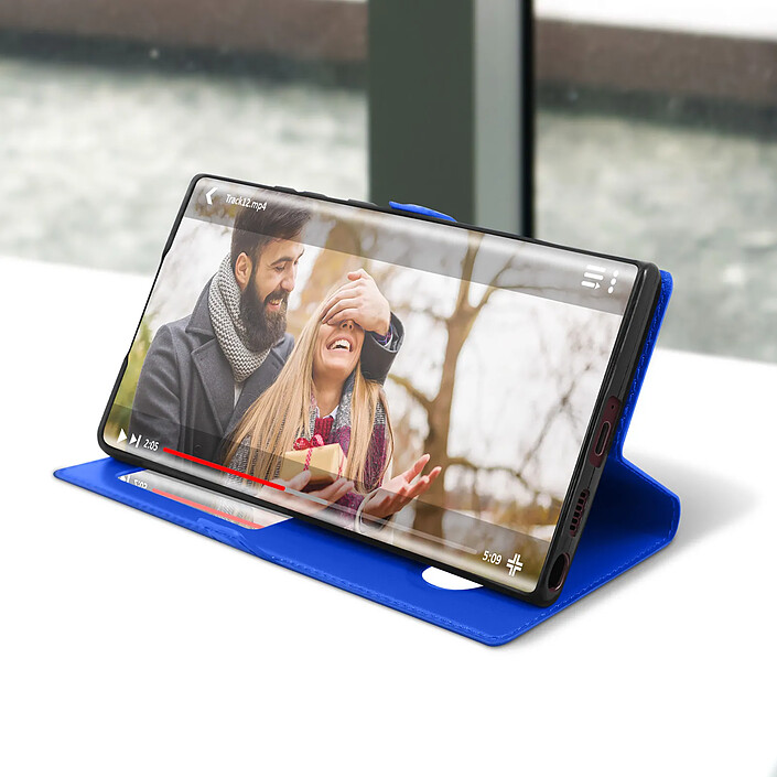 Acheter Avizar Housse pour Samsung Galaxy S22 Ultra avec Clapet Double Fenêtre Support Vidéo