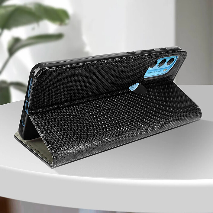 Acheter Avizar Étui Motorola Moto G71 5G Clapet Magnétique Porte-carte Fonction Support noir
