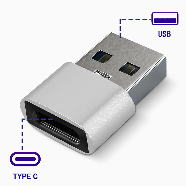Acheter Avizar Adaptateur USB vers USB-C Charge et Synchronisation de Données Compact