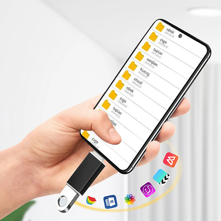 Acheter Avizar Adaptateur OTG USB Femelle vers USB-C Mâle Synchronisation Compact Noir