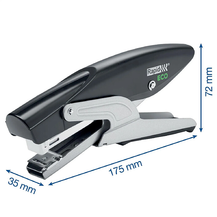 Acheter RAPID Pince Agrafeuse Eco 24/6 - 26/6 Noir/Gris lumière