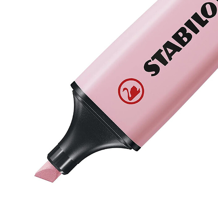 Avis STABILO Surligneur BOSS ORIGINAL Pastel Pte Biseautée 2 - 5 mm Soupçon de Rose x 10