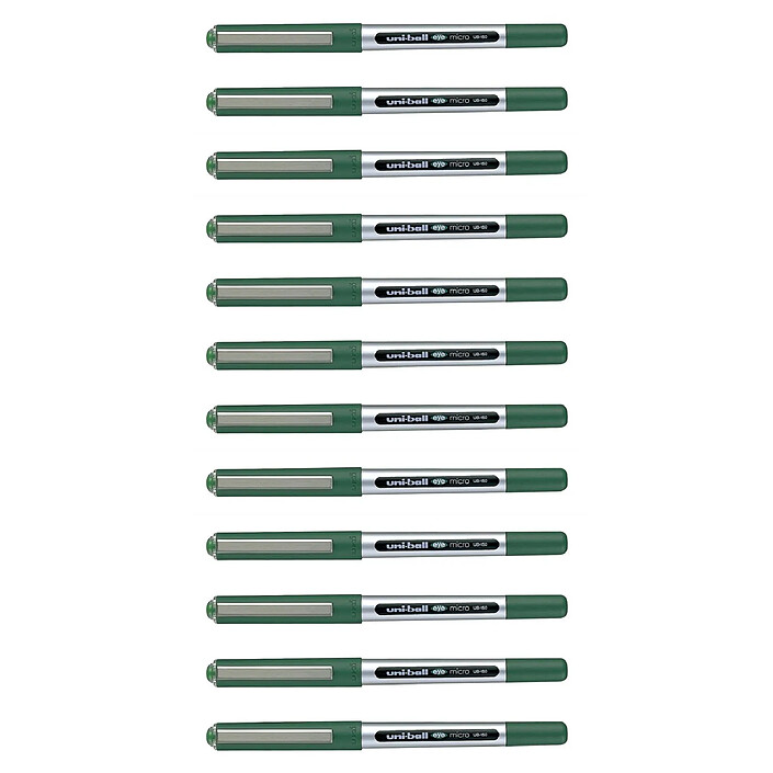 UNI-BALL Stylo roller encre liquide EYE UB150 pointe fine 0,5mm Vert x 12