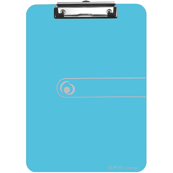 HERLITZ Porte-bloc easy orga to go, format A4, bleu transparopaque en plastique