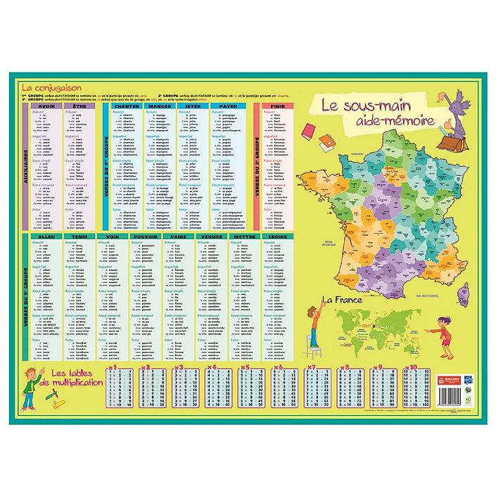 CALENDRIERS BOUCHUT GRANDRÉMY Sous-main carton rigide Aide-mémoire 40,5 X 55 cm