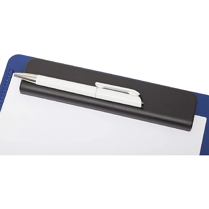 MAUL Porte-bloc plastique GO A4 Bleu Pince Noire pas cher