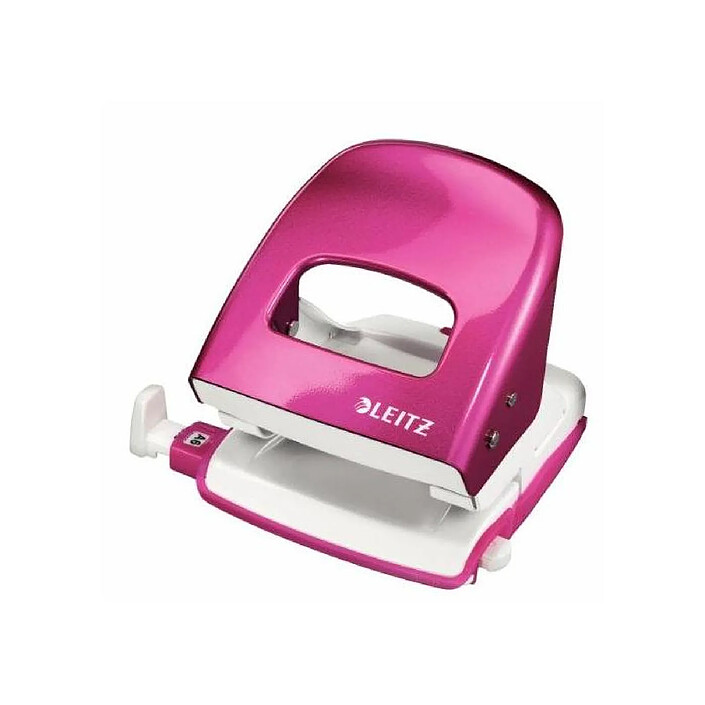 LEITZ Perforateur 2 trous NEXXT WOW 30 feuilles Effort réduit de 60% Rose