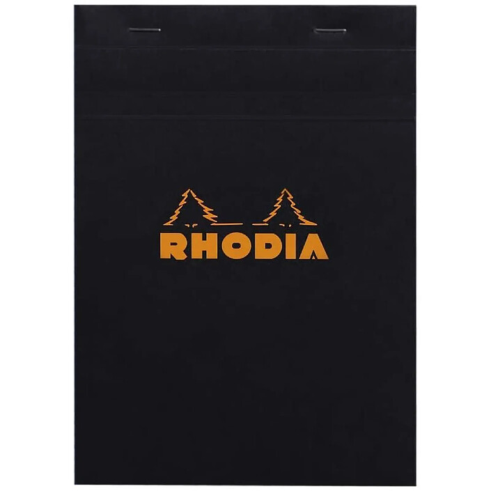 RHODIA Bloc BLACK N°16 14,8x21cm 80F agrafées 80g Q.5x5