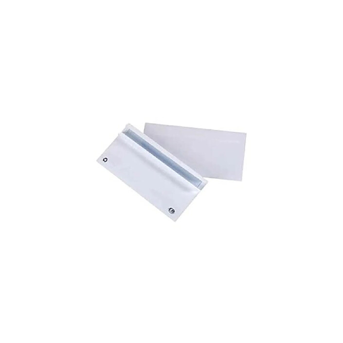 OXFORD Boite de 500 Enveloppes blanches 80g C6 114 x 162 mm Auto Adhésive