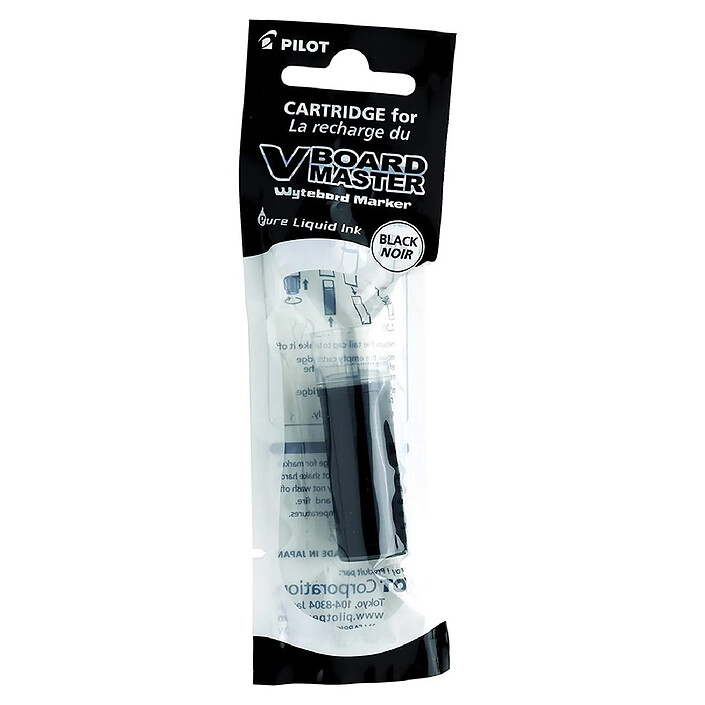 Acheter PILOT Recharge pour Marqueur V BOARD MASTER Noir x 12