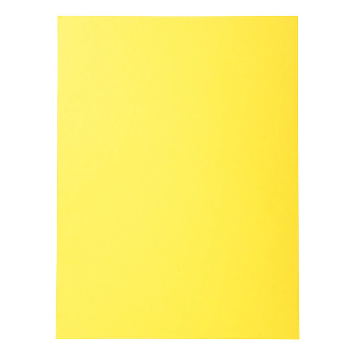 EXACOMPTA Paquet de 100 chemises Forever® 220 100% recyclé - 24x32cm - Jaune x 5