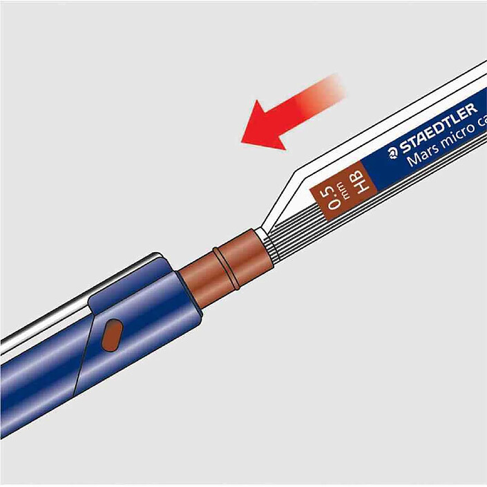 Acheter STAEDTLER Etui de 12 mines 'Mars micro carbon' 0,5 mm H x 12