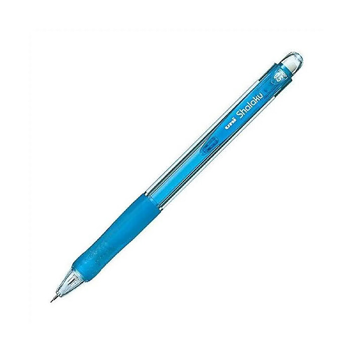 UNI-BALL Porte-mines Shalaku M5100 Grip 0,5mm Bleu clair x 10