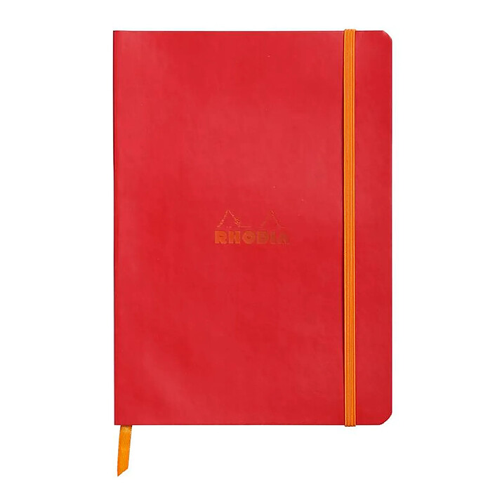 CLAIREFONTAINE Carnet souple COQUELICOT A5 ligné 160p ivoire 90g