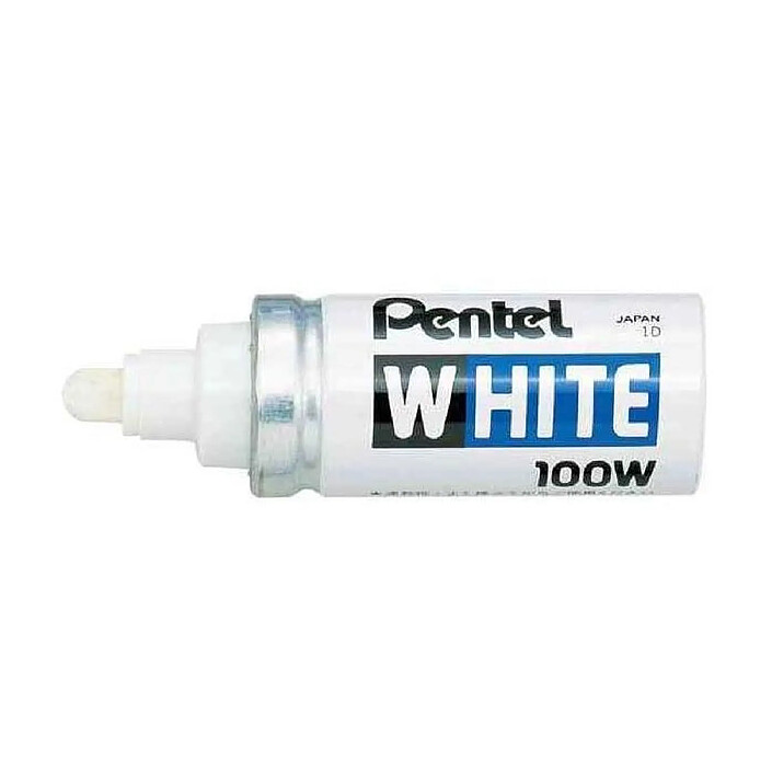 PENTEL Marqueur PAINT Permanent X100W Pointe ogive 2,9 mm Blanc