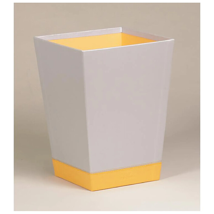 RHODIA corbeille à papier Silver 27x27x32 cm 15 L matière synthétique