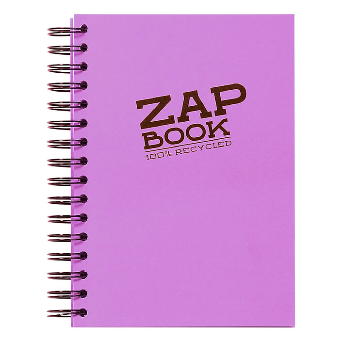 Avis CLAIREFONTAINE Carnet croquis ZAP BOOK SPIRALE A5 80g 160 Feuilles coloris aléatoire vif