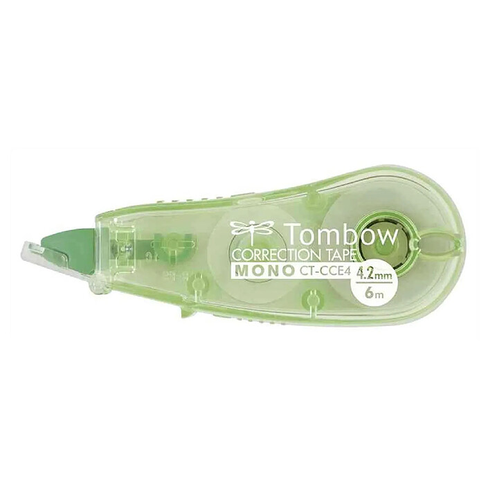 TOMBOW Roller correcteur jetable MONO CCE 4,2 mm x 6 m Vert x 6