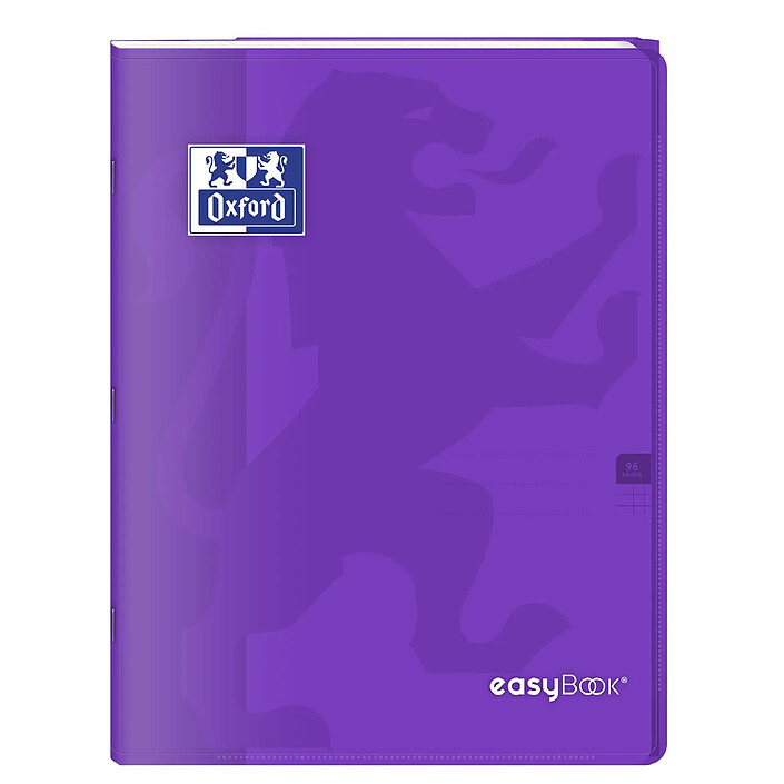 OXFORD Cahier easybook 24x32cm 96 pages petits carreaux 90g coloris aléatoires pas cher