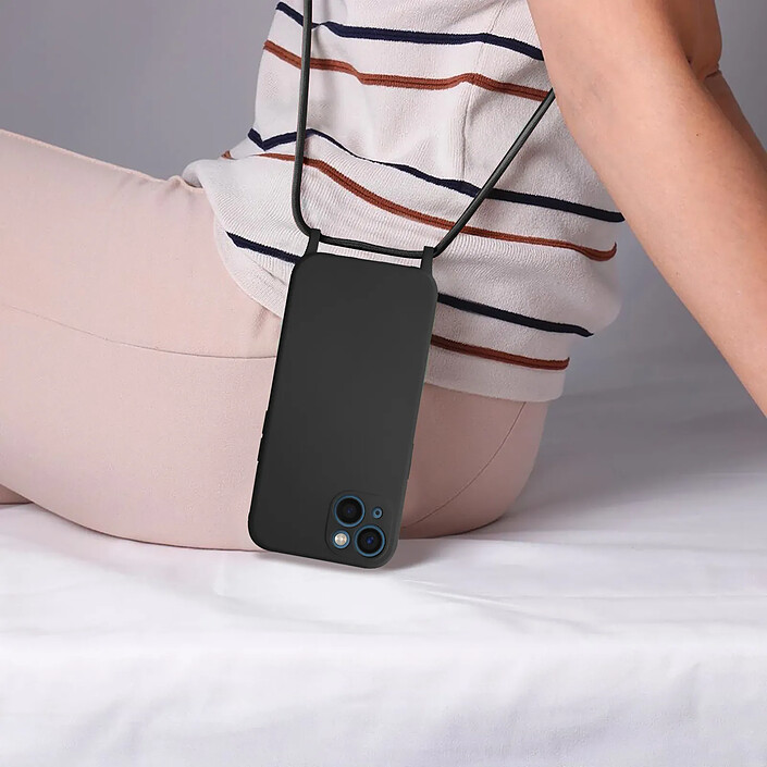 Avis Avizar Coque Cordon pour iPhone 13 Semi-rigide avec Lanière Tour du Cou 80cm