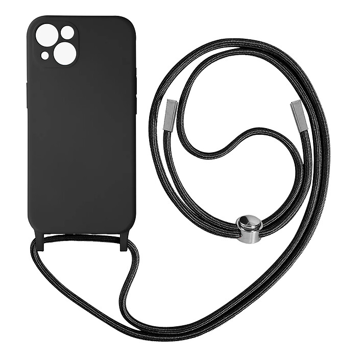Avizar Coque Cordon pour iPhone 13 Semi-rigide avec Lanière Tour du Cou 80cm
