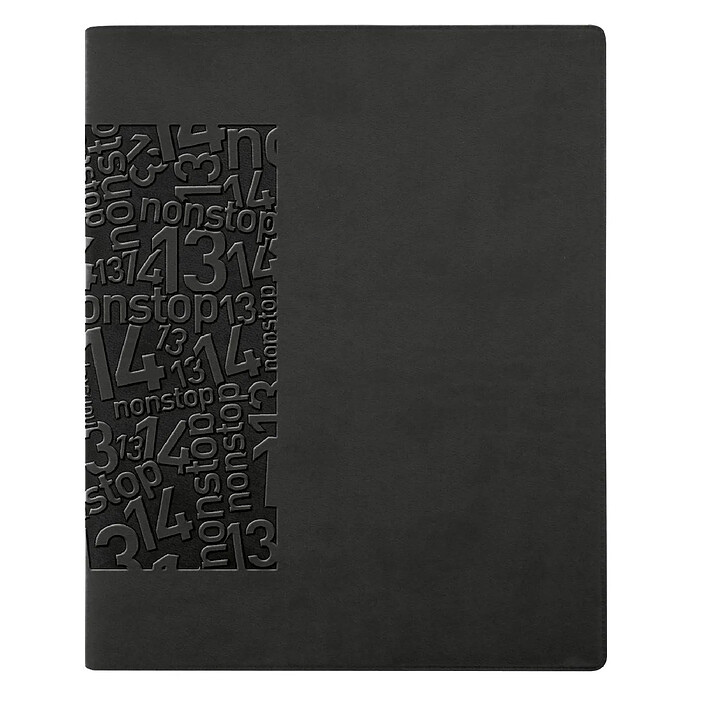 EXACOMPTA Agenda Semainier de bureau Sept / Sept 27 Winner noir