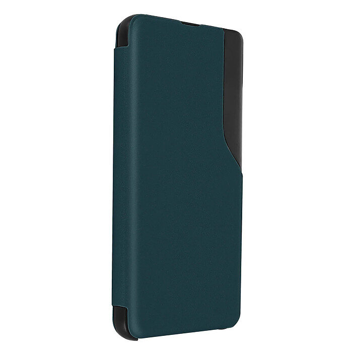 Avizar Étui Xiaomi Redmi 10C Fenêtre Affichage Heure Support Vidéo Vert